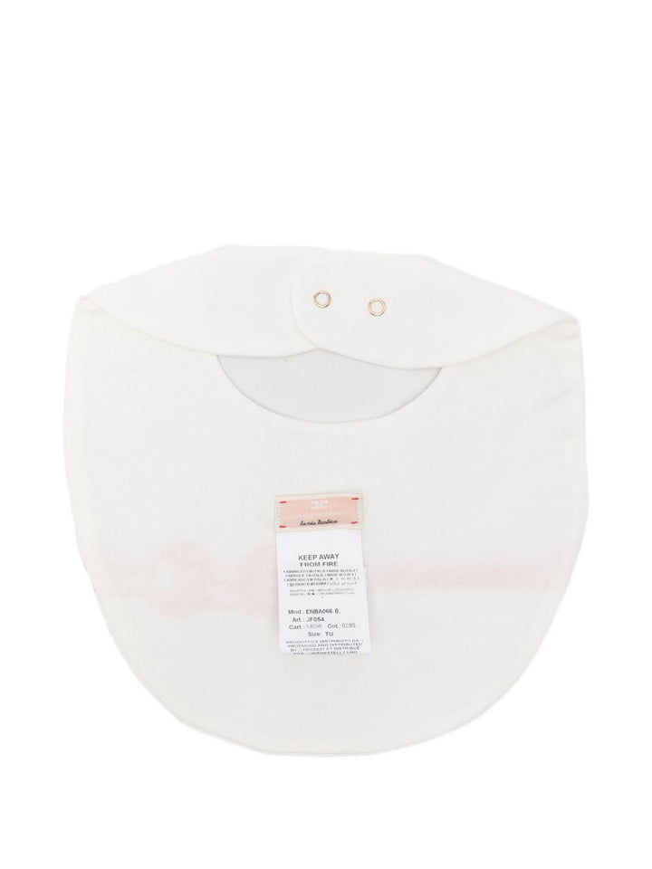 Bavetta bianca per neonata ENBA0660JF054 0285 Elisabetta Franchi Kids 