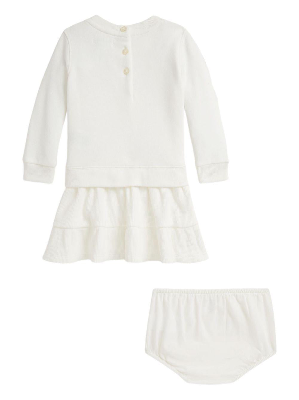 Abito bianco per neonato 310981086 001 Ralph Lauren Kids 