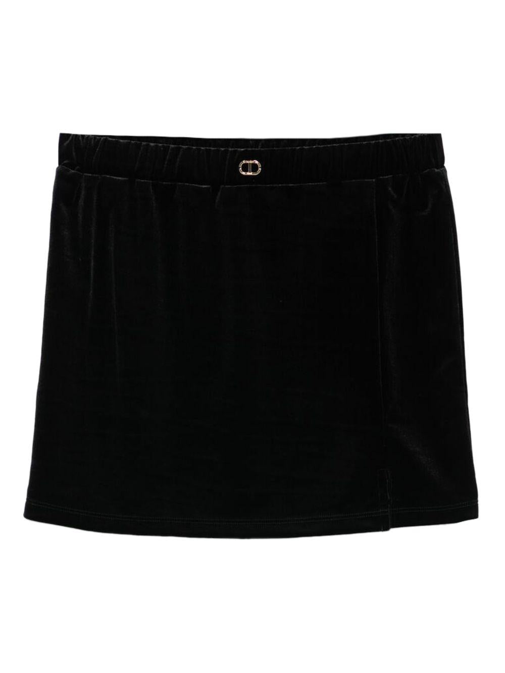 Gonna nera per bambina 252GJ2032 00006 Twin Set 