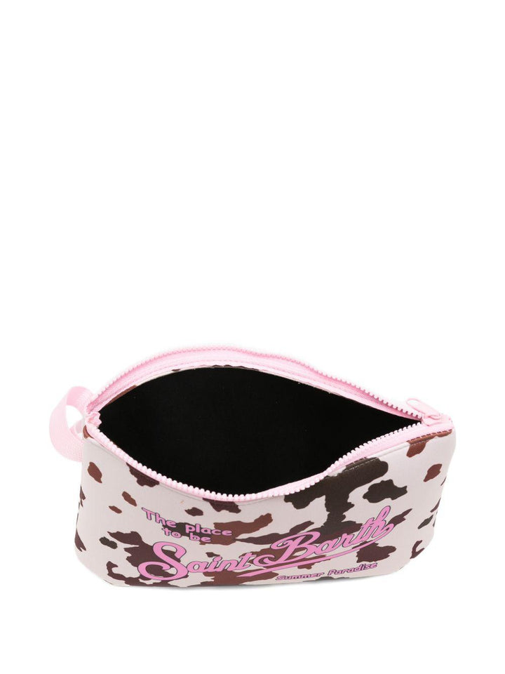 Pochette bianca/marrone per bambina ALI0021 00274L MC2 Saint Barth Kids 