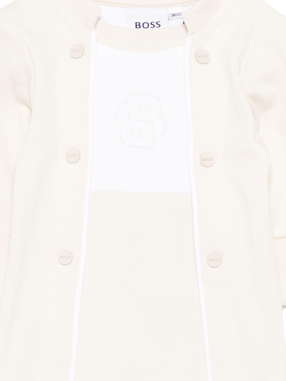 Tutina beige per neonato J53046 21K Boss Kids 