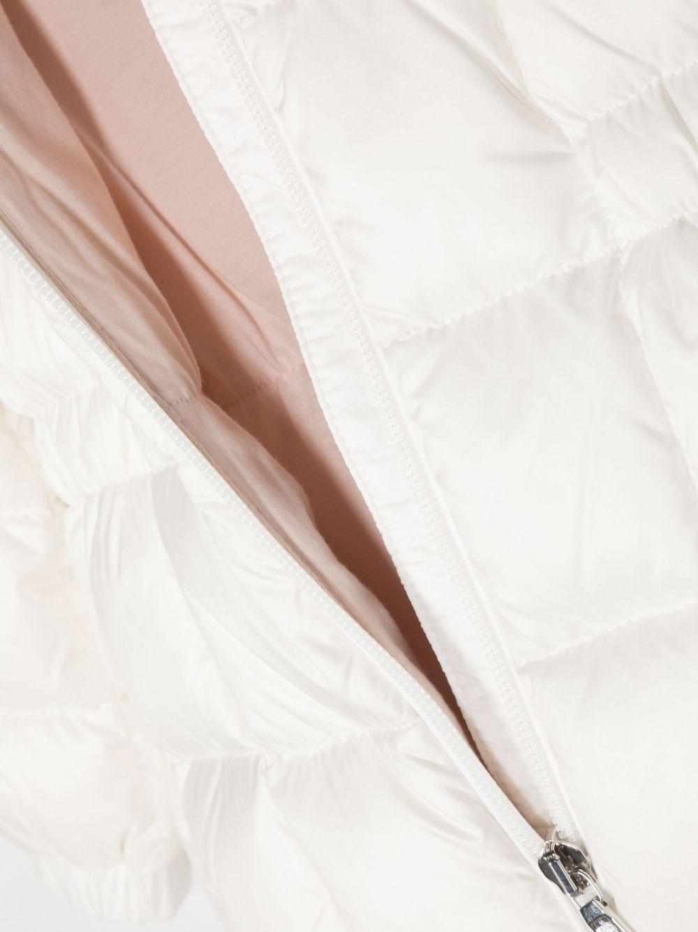 Cappotto Anya bianco per neonata 9511C00004595FE 034 Moncler Kids 