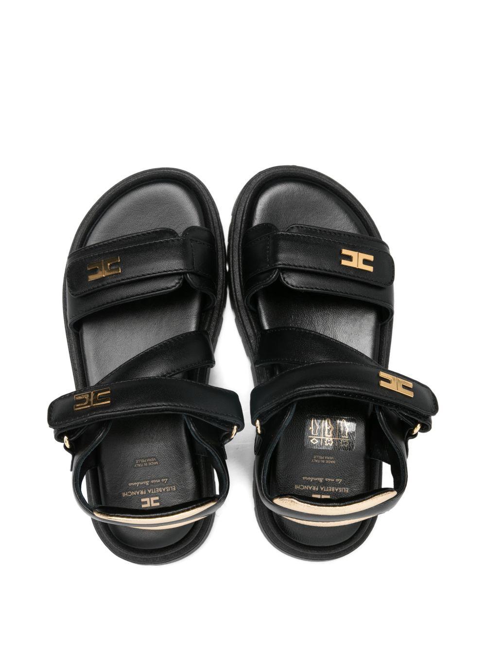 Sandali nere per bambina F4A2E05861733 999 Elisabetta Franchi Kids 