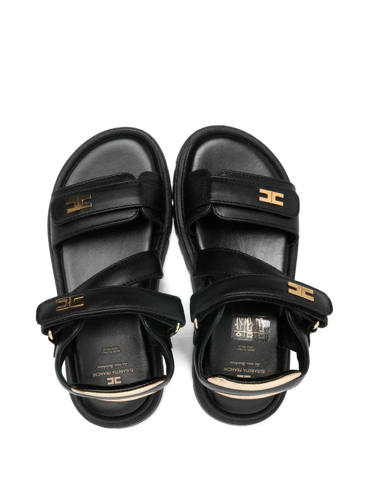 Sandali nere per bambina F4A2E05861733 999 Elisabetta Franchi Kids 