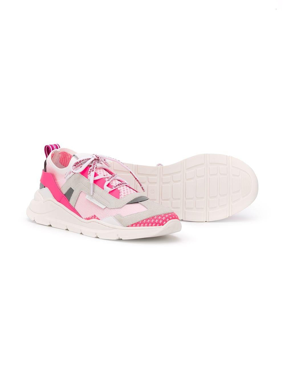 Sneakers fucsia per bambina DA0904AX036 8B001 Dolce & Gabbana Kids 