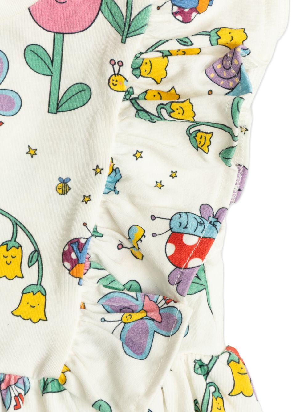 Abito bianco per neonata TY1011Z3574 101MC Stella McCartney Kids 