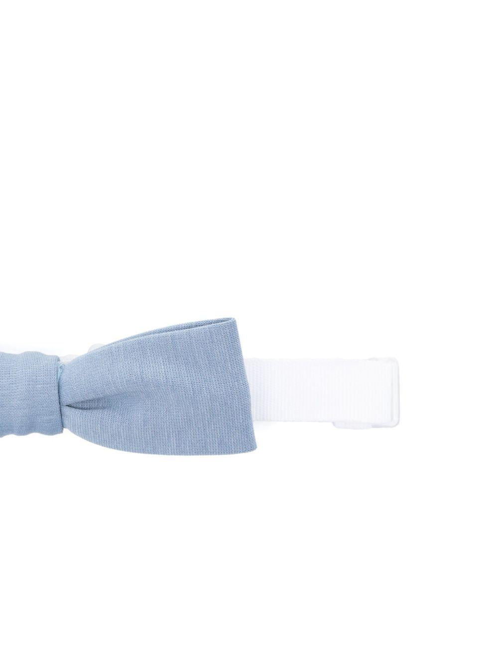 Papillon bianco/azzurro per bambino