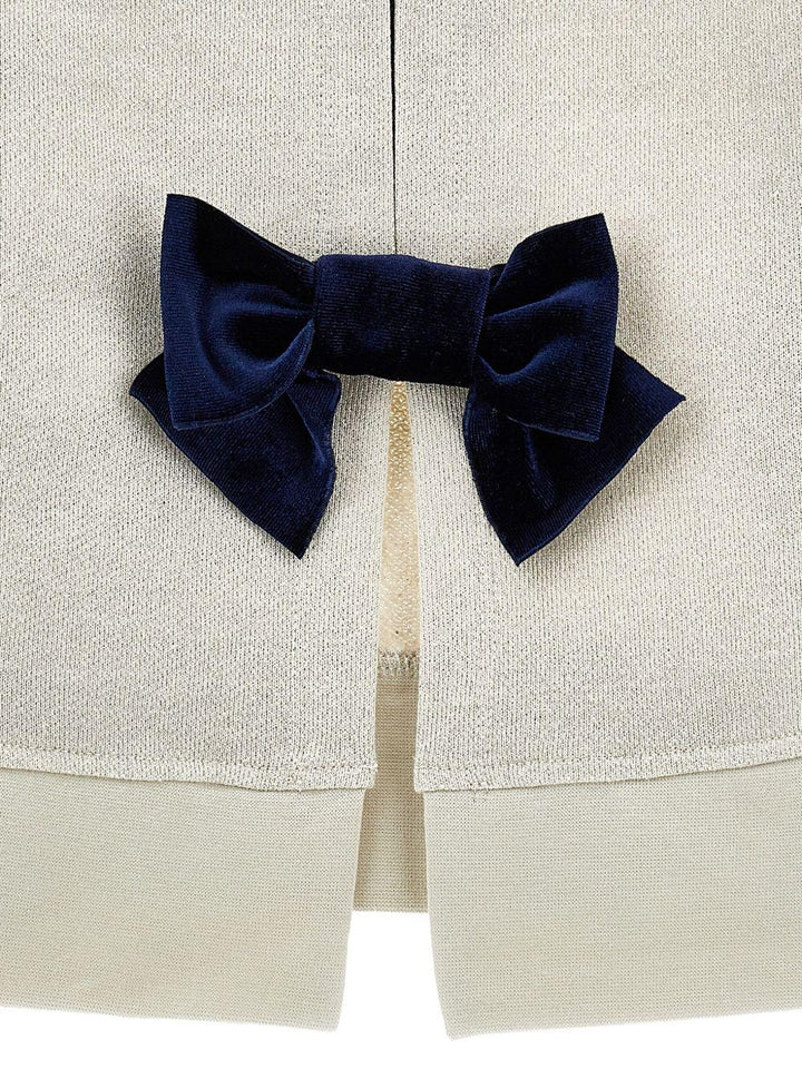 Felpa beige per bambina 19F6036028 0029 Monnalisa Kids 