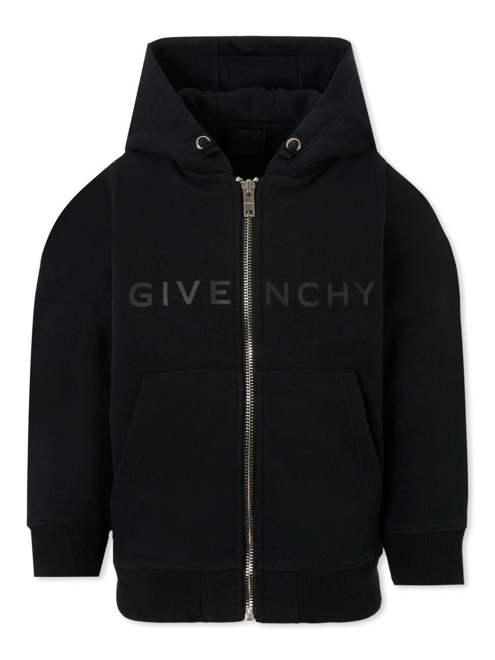 Felpa nera per bambino H30939 09B Givenchy Kids 