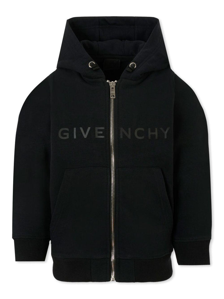 Felpa nera per bambino H30939 09B Givenchy Kids 