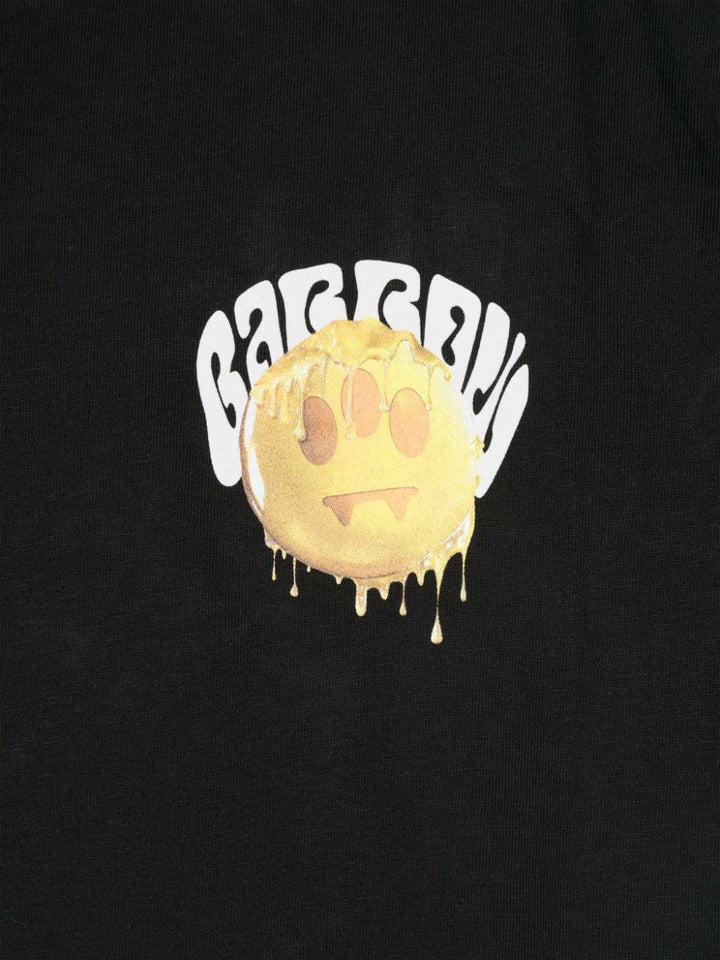 T-shirt per bambino in cotone nera
