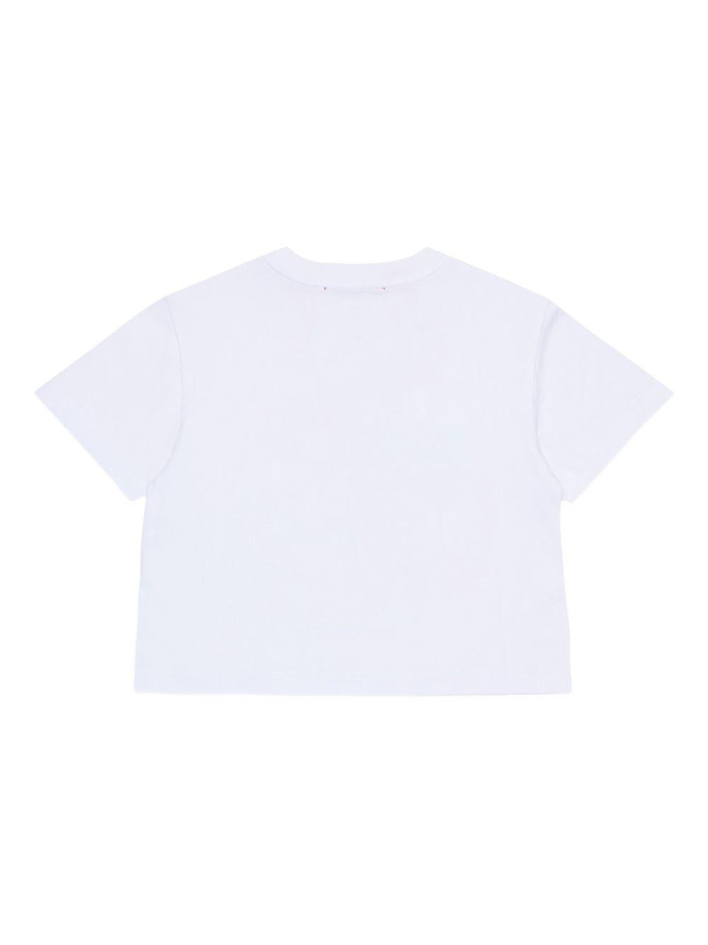 T-shirt bianco per bambina MX0287MX057 MX100 Max&co Kids 
