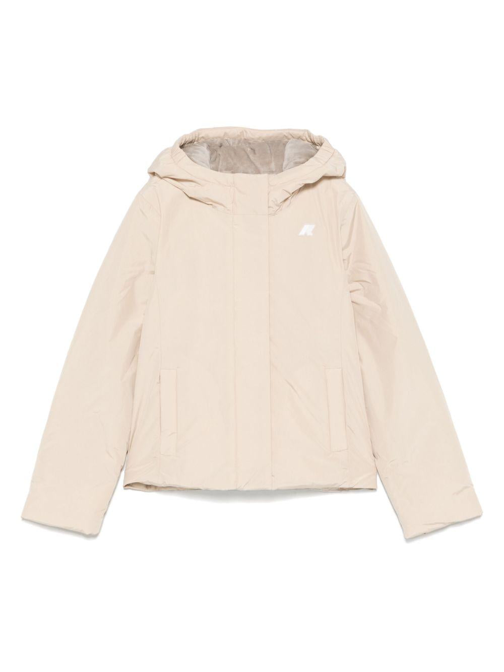 Pink/grey jacket for girls by K-Way Kids