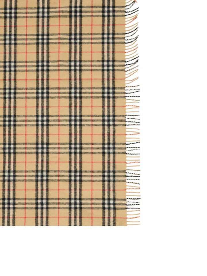 Coperta marrone/nero per neonato 8117406 B9368 Burberry Kids 