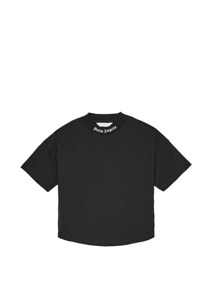 T-shirt nera per bambino PBAA002S26JER001 110 Palm Angels Kids 