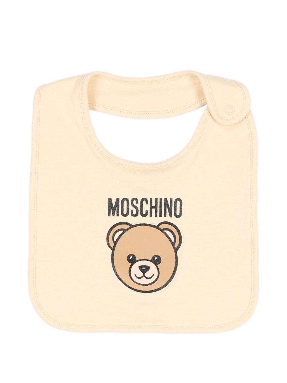 Kit tutina beige per neonato MUY09PLCA40 20404 Moschino Kids 