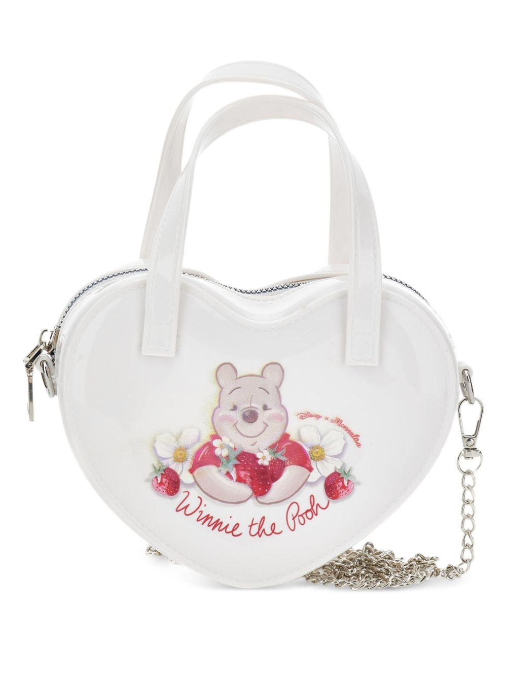 Borsa bianca per bambina 39G0067745 0084 Monnalisa Kids 