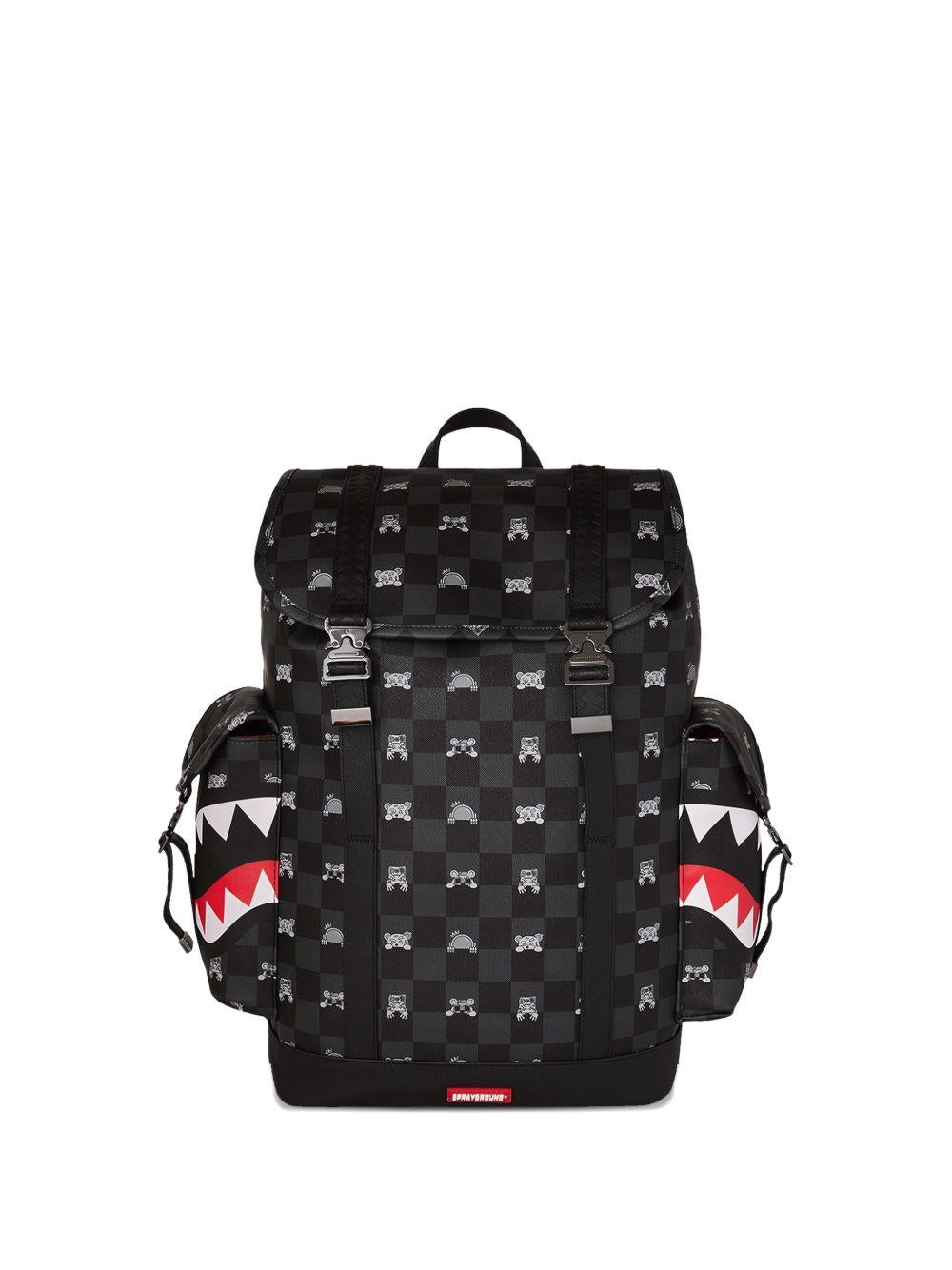 Zaino nero/grigio per bambino 910B8909 NSZ Sprayground Kid 