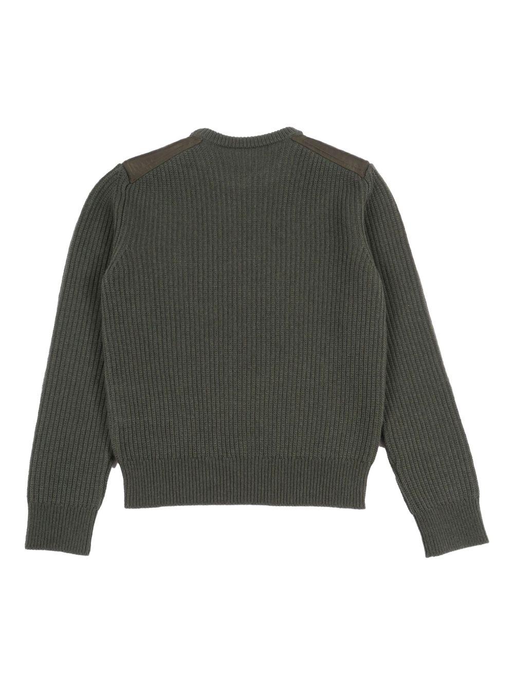 Maglione verde scuro per bambino 9549C00010M1241 842 Moncler Kids 