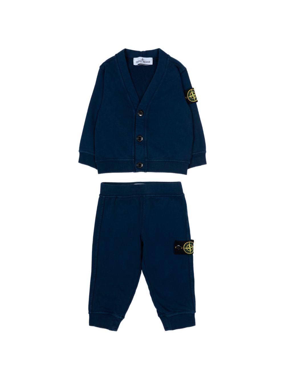 Completo bly navy per neonato 6M200001S0917 V0020 Stone Island Kids 