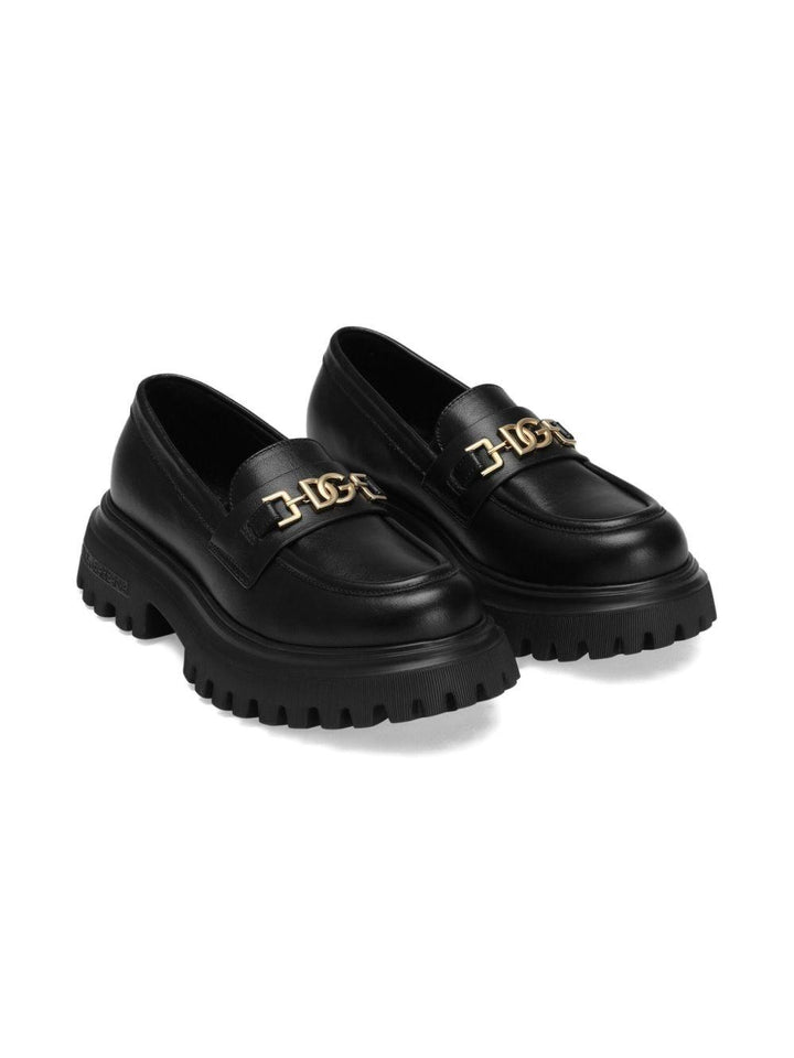 Scarpe nere per bambina D11351A1065 80999 Dolce & Gabbana Kids 