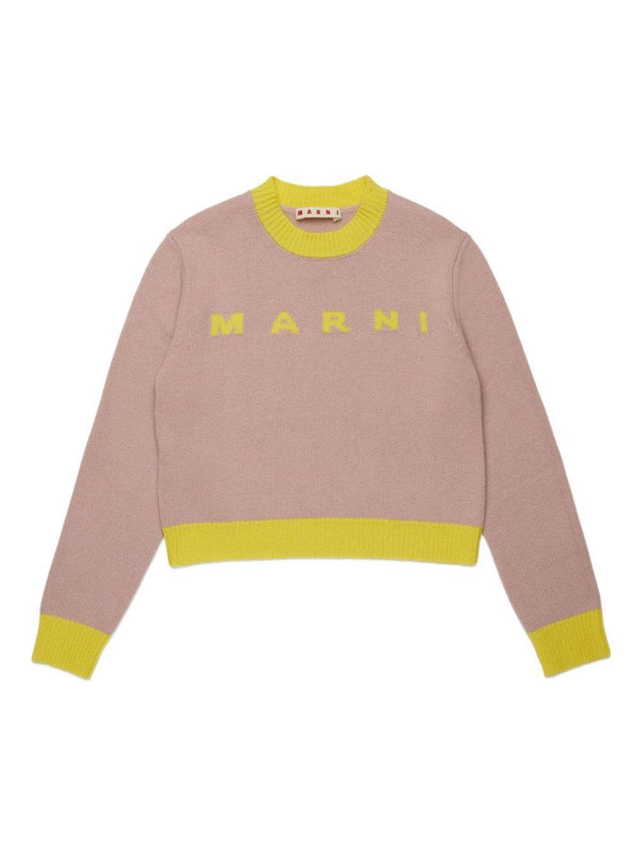 Maglione rosa per bambina M00993M00ML 0M350 Marni Kids 