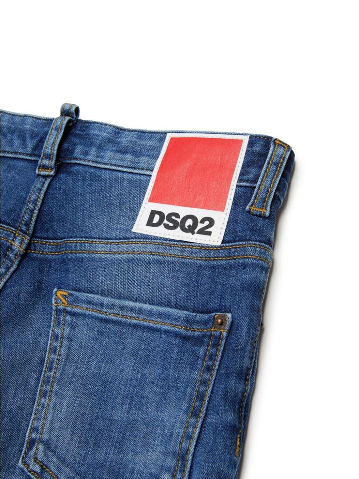 Jeans per bambino in denim blu