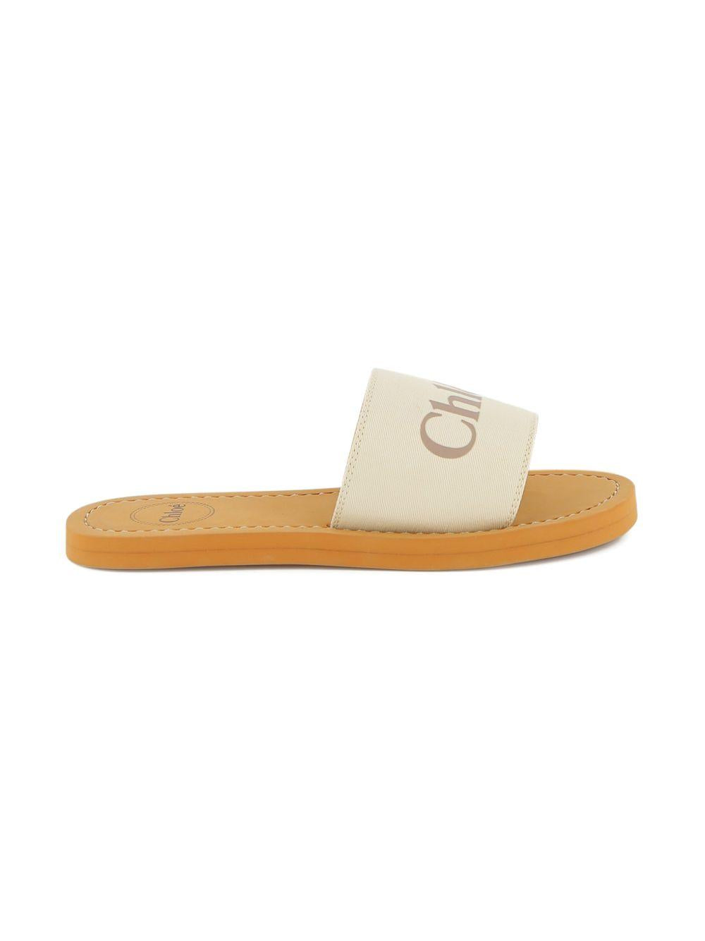 Ciabbatte beige per bambina C20881 117 Chloe 