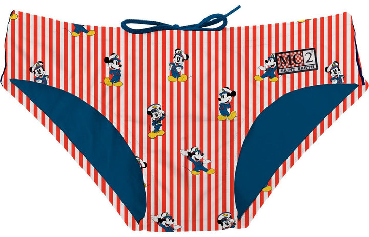 Costume rosso/bianco/blu per bambino BIL0001 02834L MC2 Saint Barth Kids 