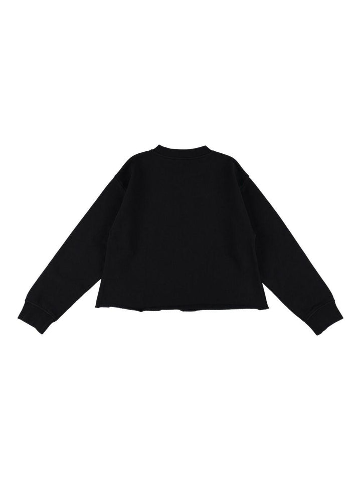 Felpa nera per bambina TX4C50Z0453 961 Stella McCartney Kids 