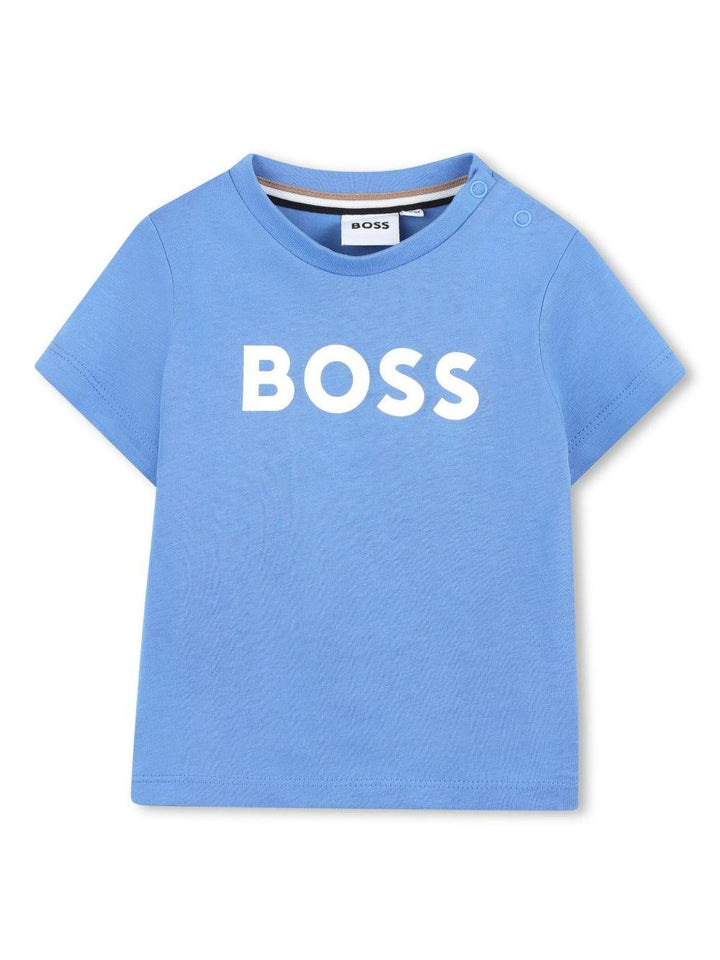 T-shirt azzurro per neonato
