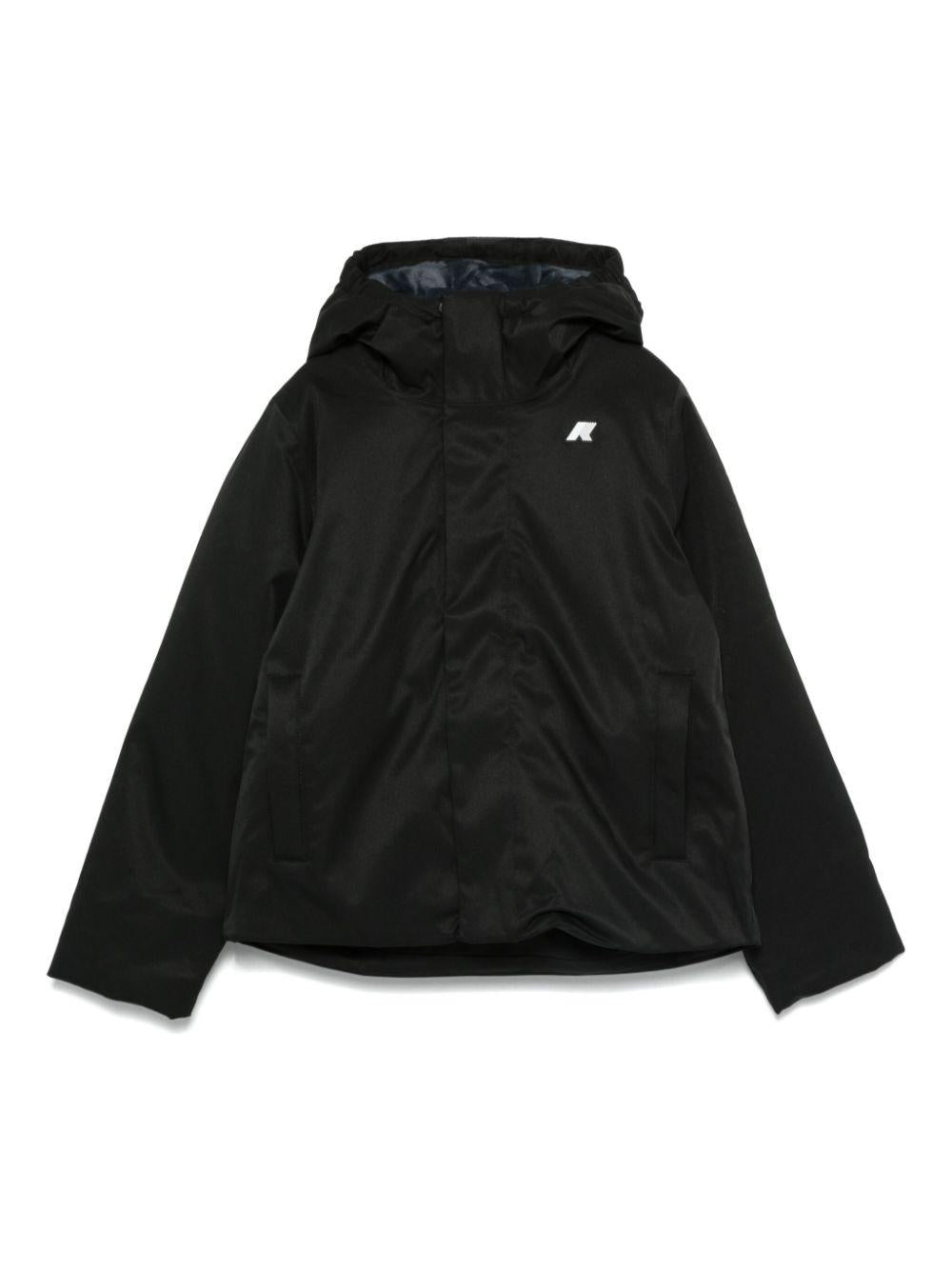Black/blue jacket for boys by K-Way Kids