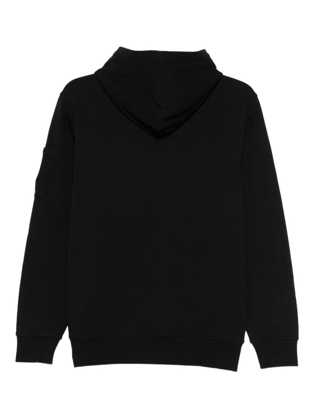 Felpa nera per bambino CMF00YLCA76 60100 C.P Company Kids 