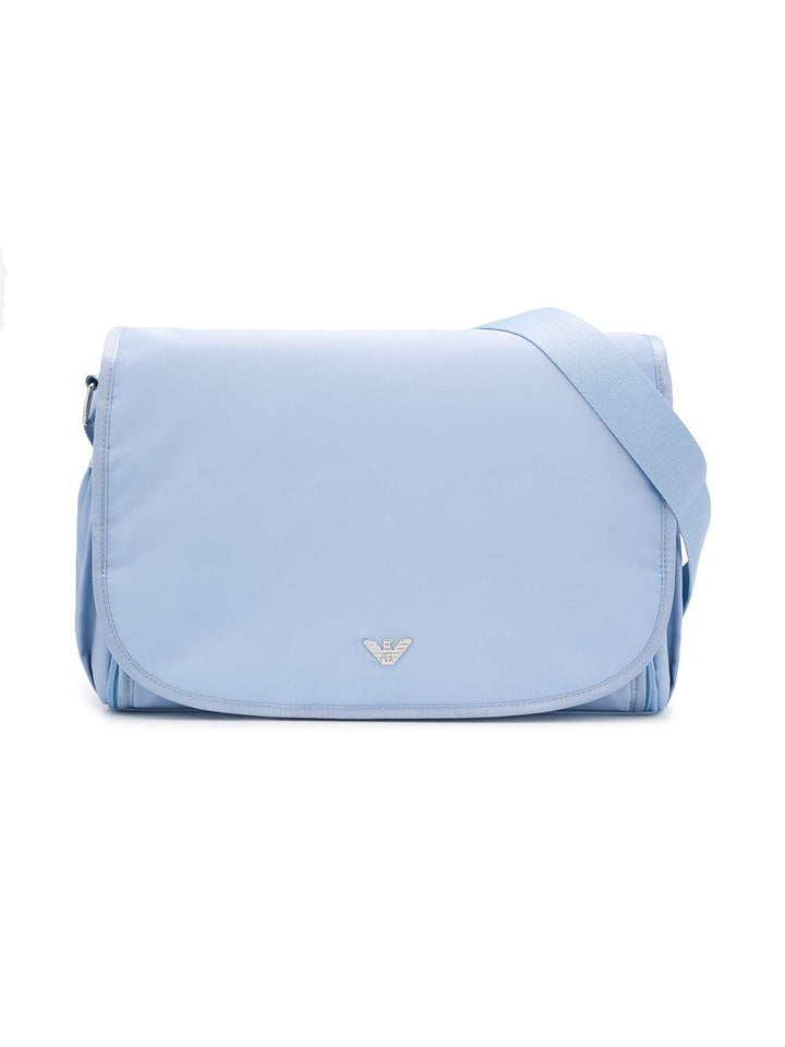 Borsa mamma celeste con logo 402145CC904 00332 Emporio Armani Kids 