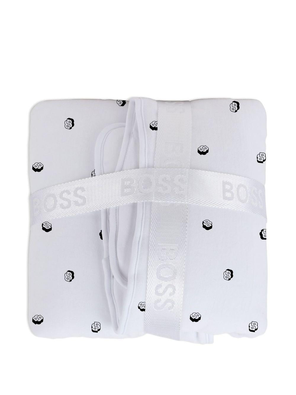 Coperta bianca per neonato J52601 10P Boss Kids 