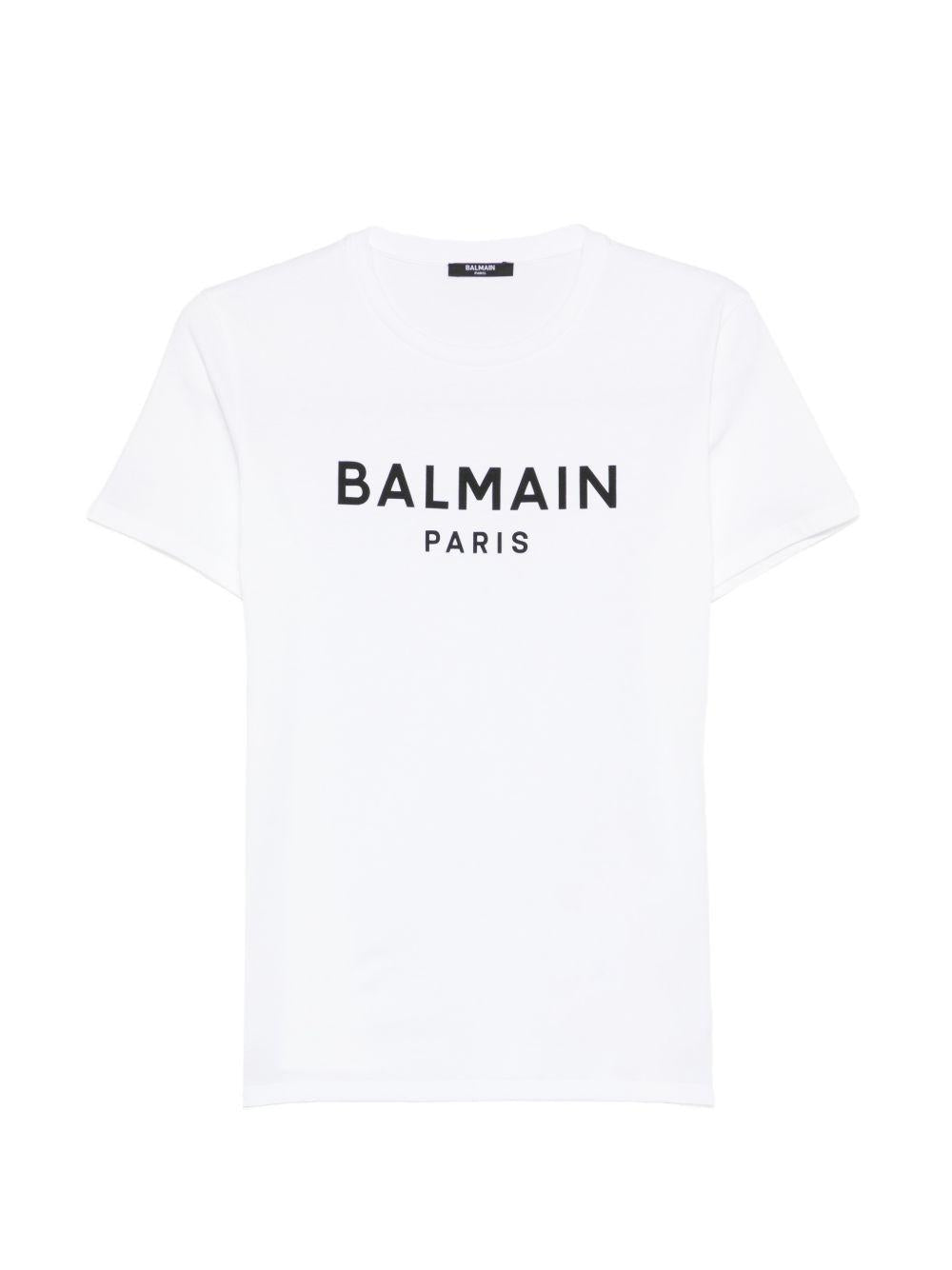 T-shirt bianca per bambino BY8R11Z3672 100NE Balmain Kids 