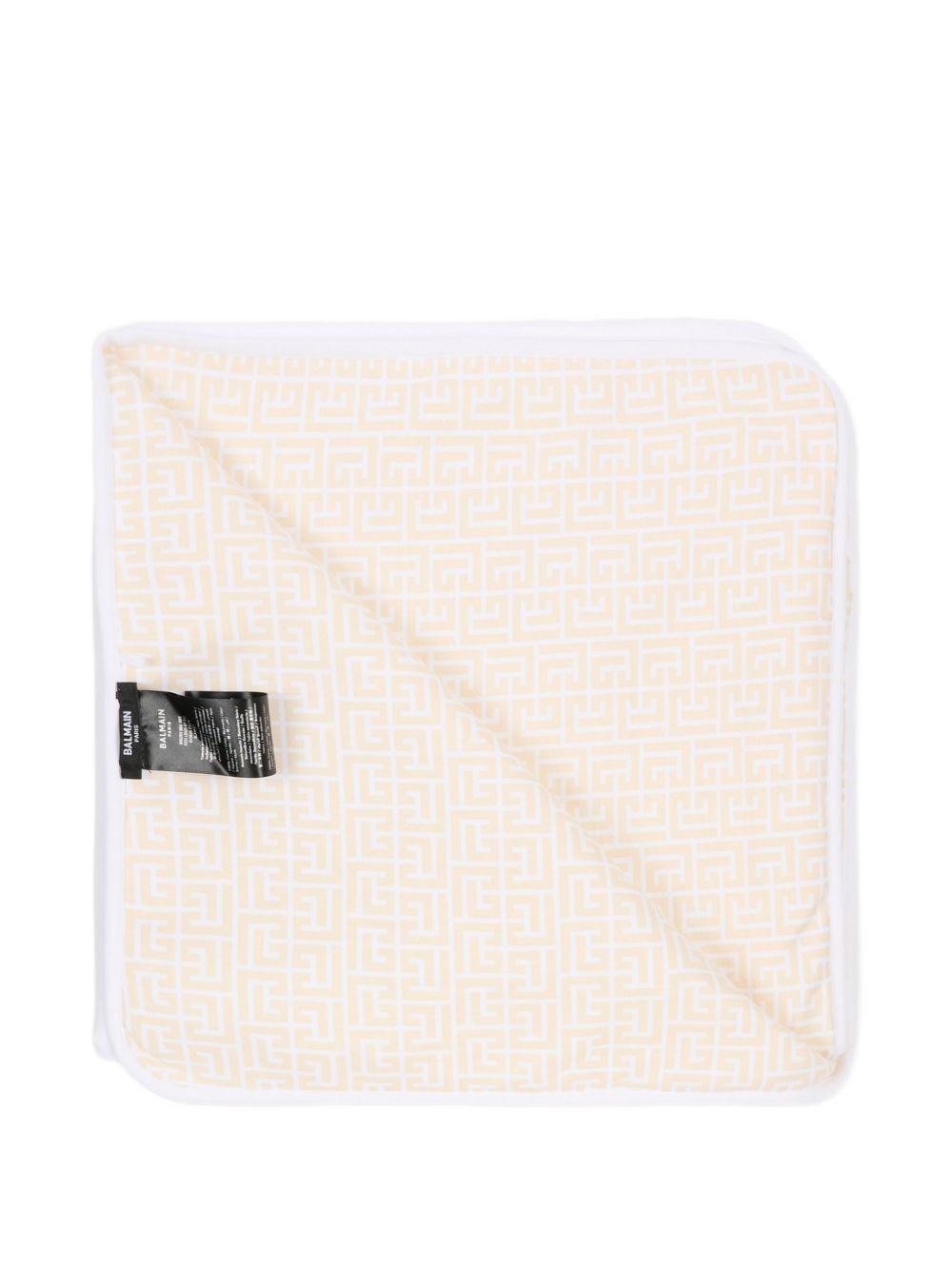 Coperta bianca per neonato BY0620Z3278 100BG Balmain Kids 