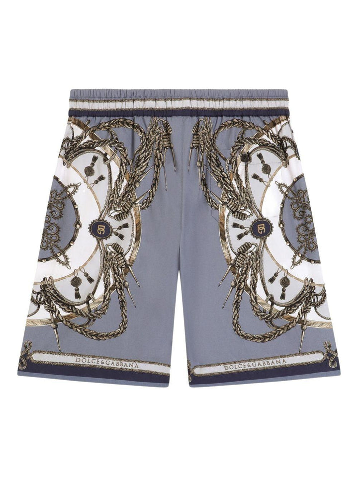 Bermuda grigio per bambino L43Q47FI5NQ HT5XB Dolce & Gabbana Kids 
