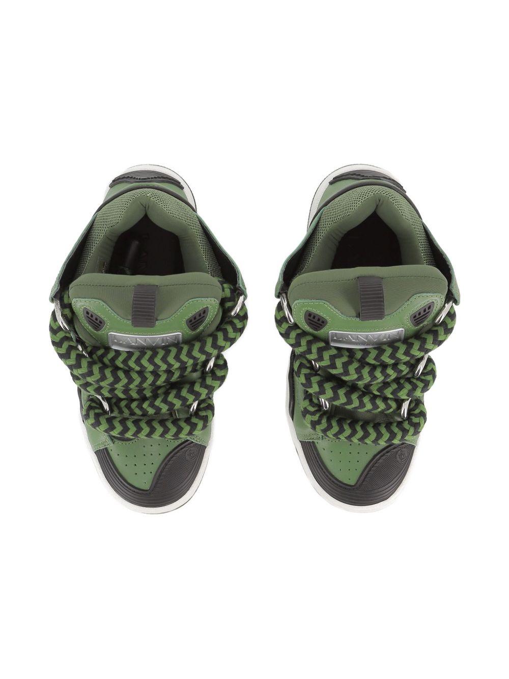 Sneakers verde per bambino N30308 665 Lanvin Enfant 