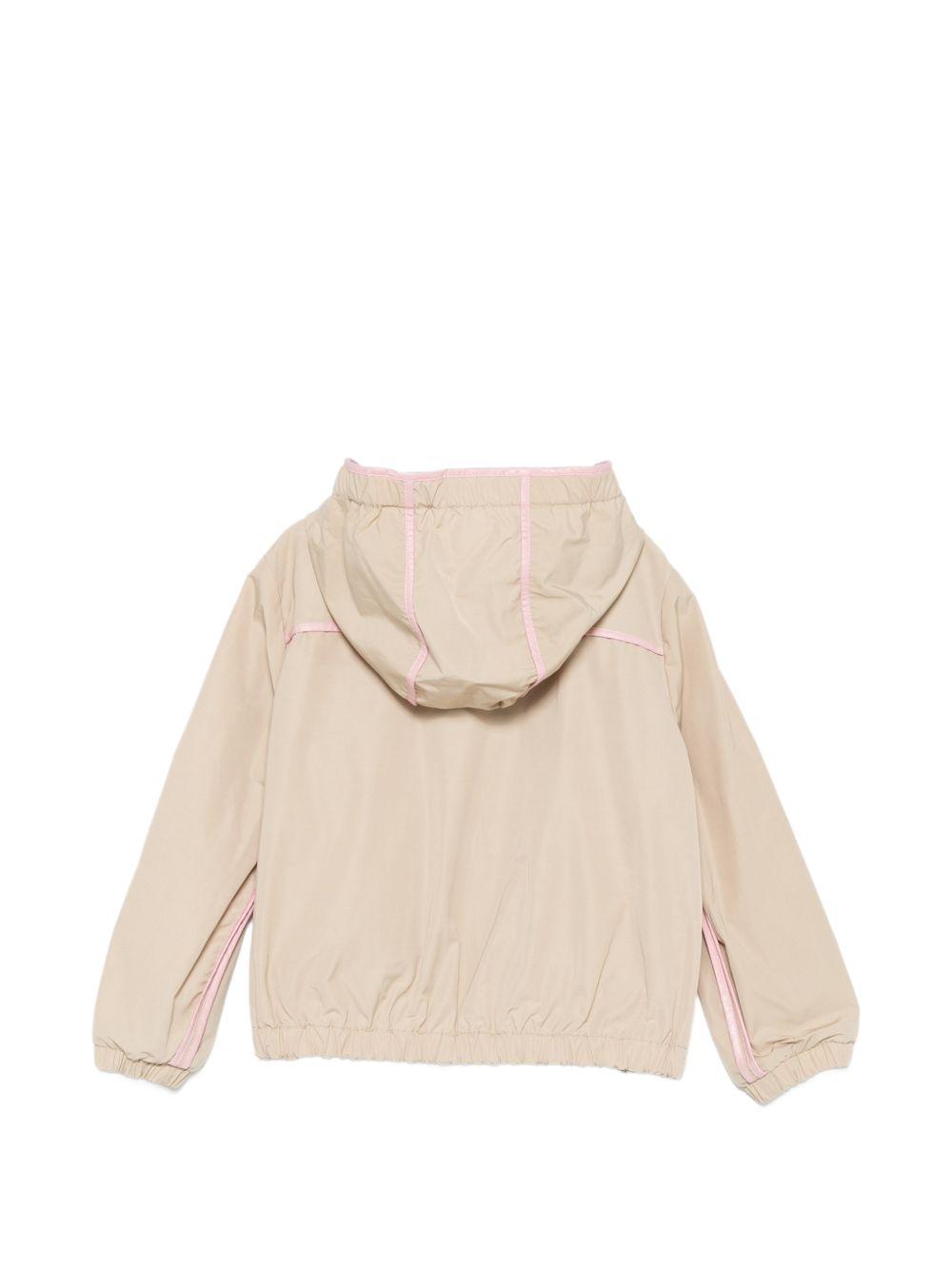 Giubbotto beige per bambina 9541A00052549P3 20J Moncler Kids 