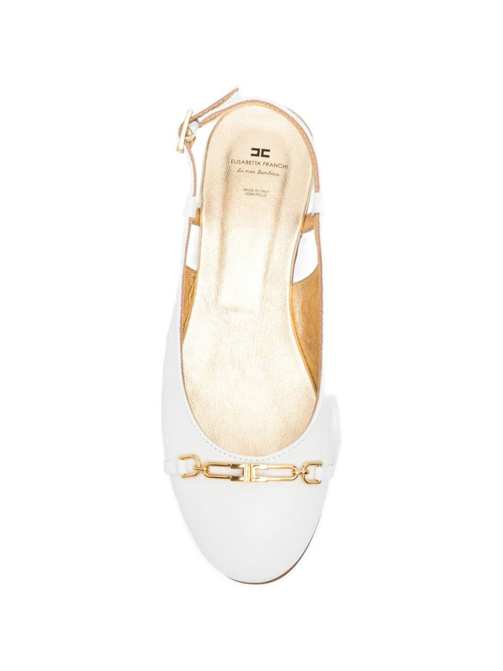 Sandali bianche per bambina F4A3E04851733 139 Elisabetta Franchi Kids 
