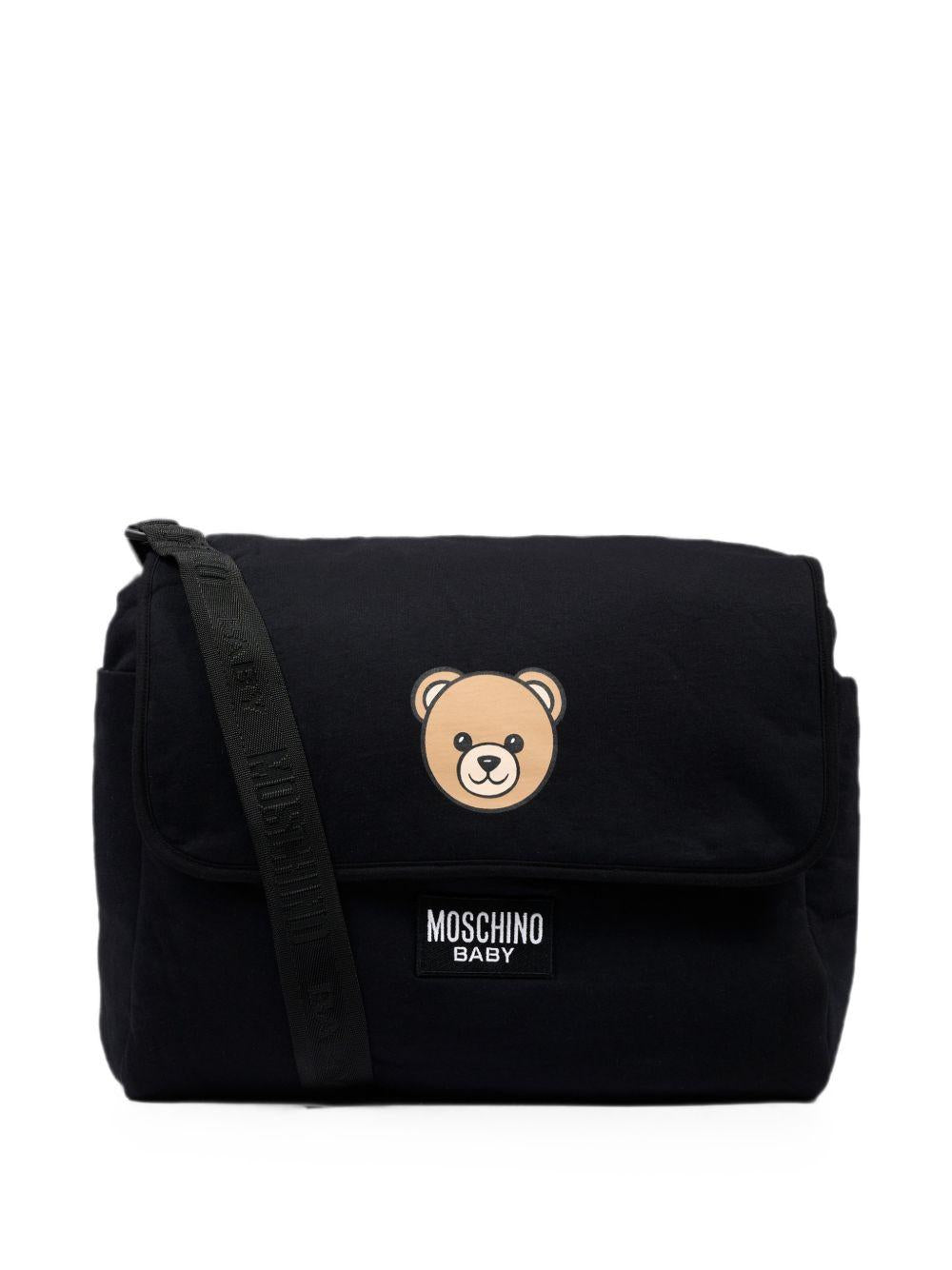Borsa mamma nera MUX067LCA40 60100 Moschino Kids 