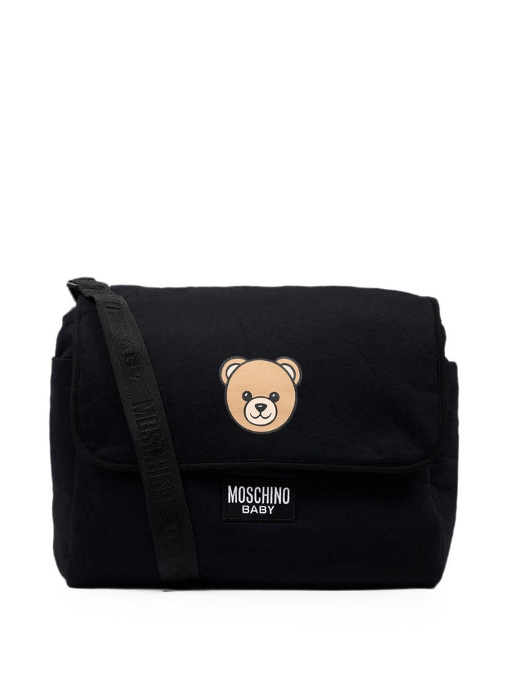 Borsa mamma nera MUX067LCA40 60100 Moschino Kids 