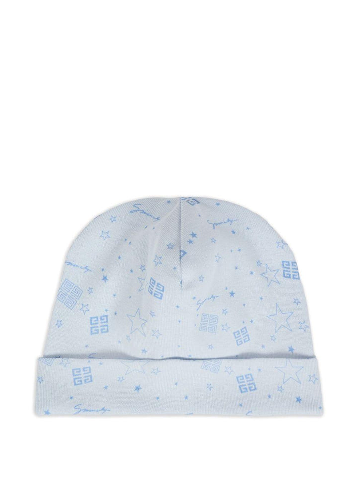 Coperta azzurra per neonato H30853 771 Givenchy Kids 
