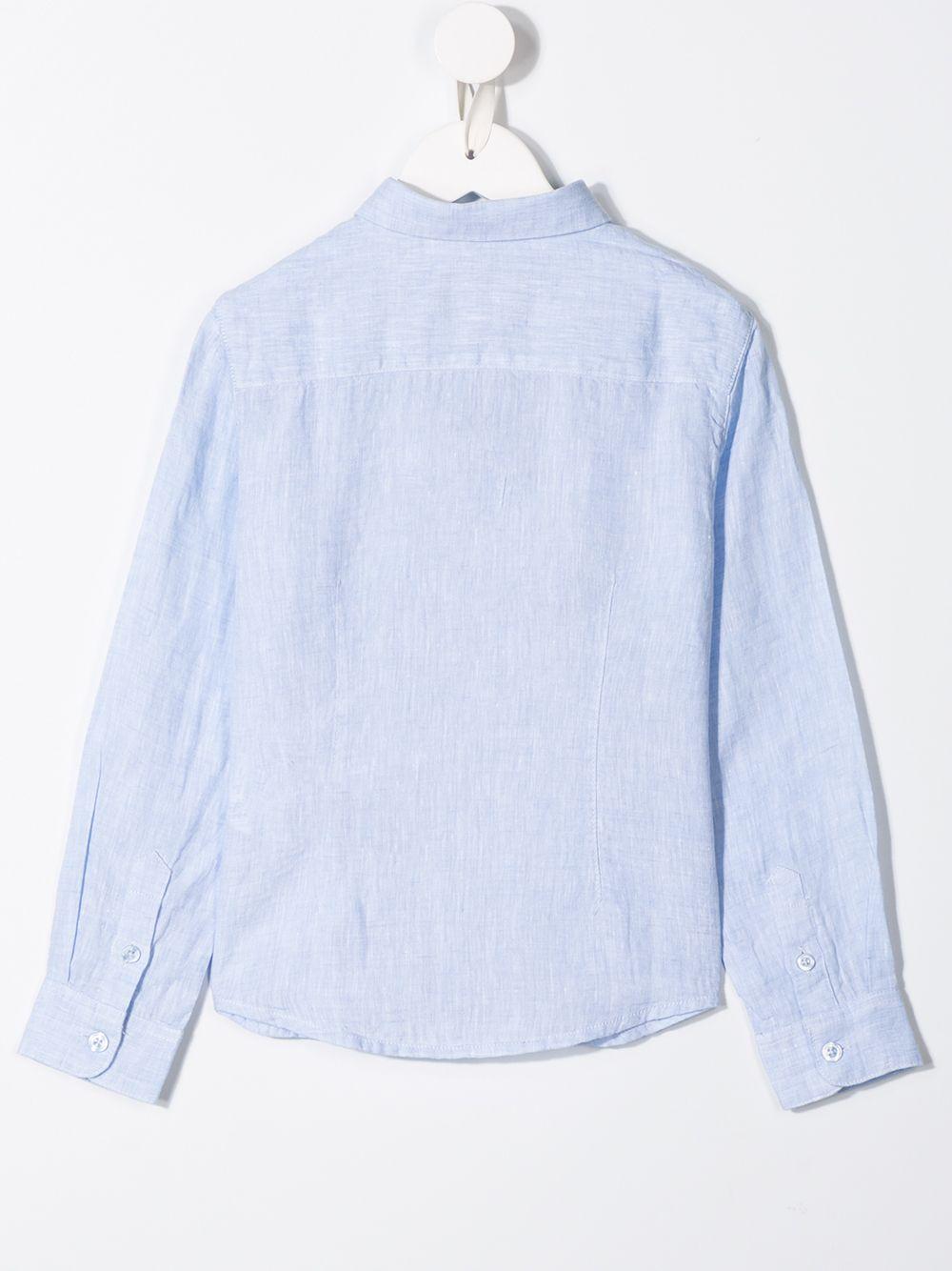 Camicia celeste per bambino 8N4CJ93NEEZ 0744 Emporio Armani Kids 