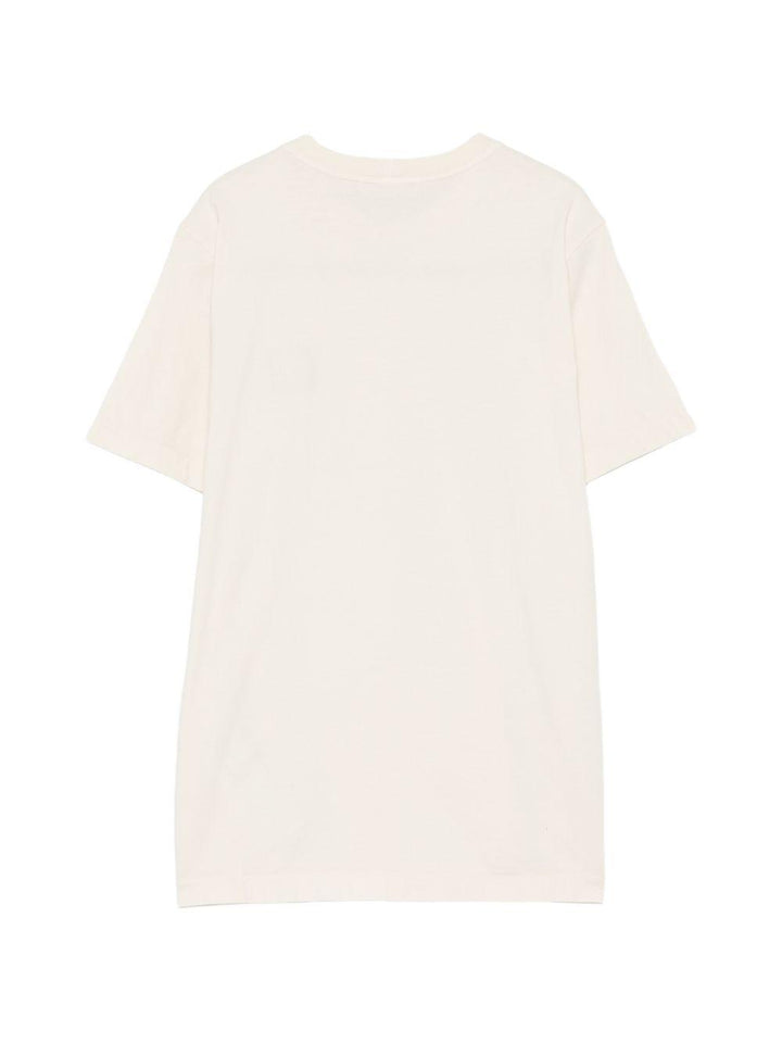 T-shirt gesso beige per bambino 62100002S0047 V0097 Stone Island Kids 