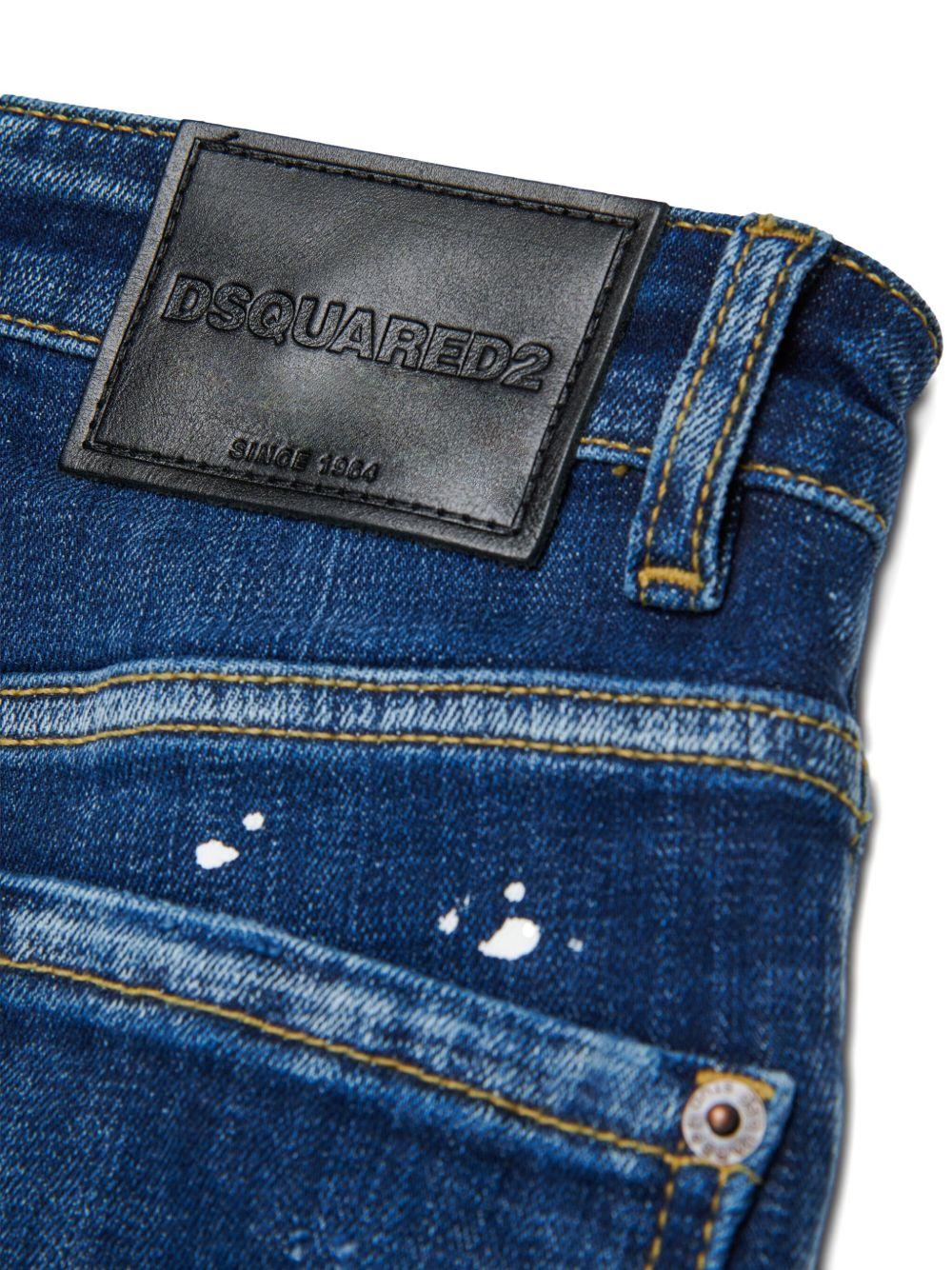 Jeans blu indaco per bambino DQ3082D0AEJ DQ01 Dsquared2 Kids 