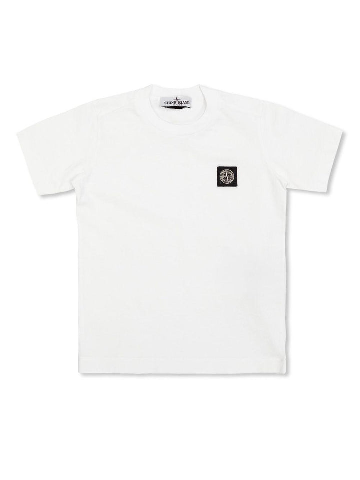 T-shirt per bambino in cotone bianca