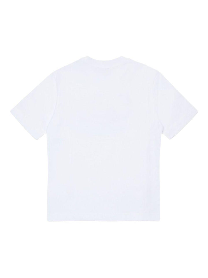 T-shirt bianco per bambino J0260100YI9 K100 Diesel Kids 
