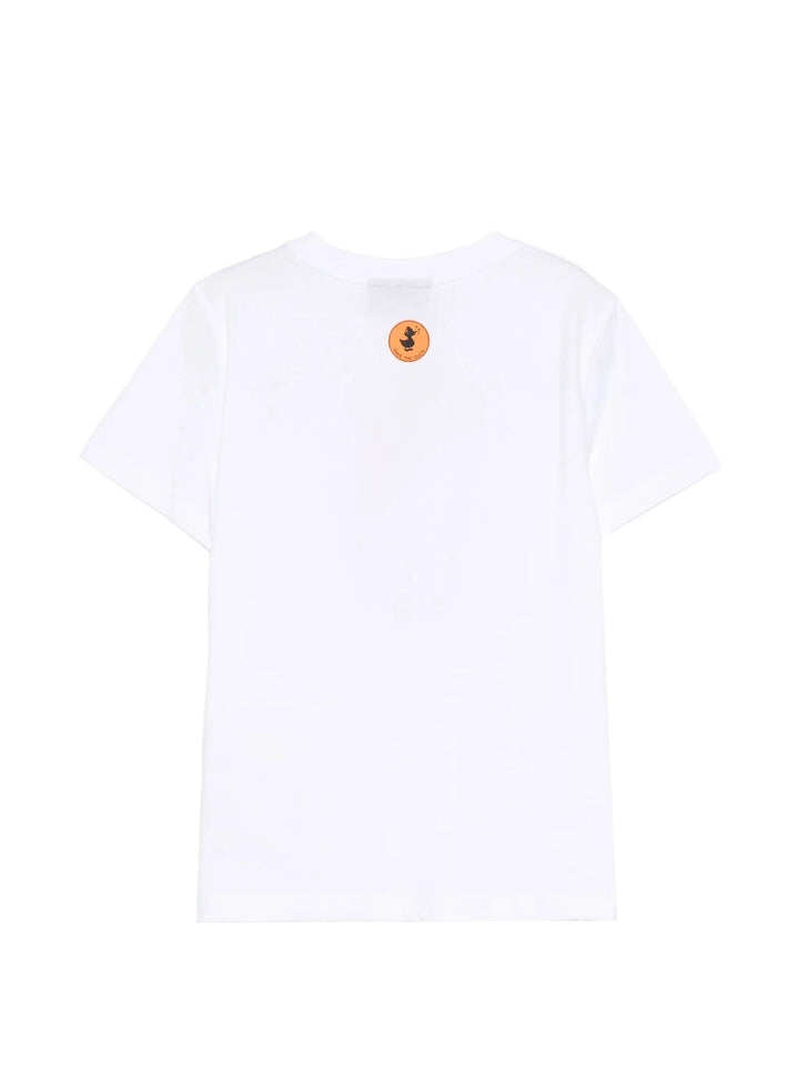 T-shirt bianca per bambino JT2788XBESY22 00000 Save The Duck Kids 